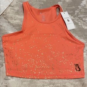 Rosé Aurora crop top